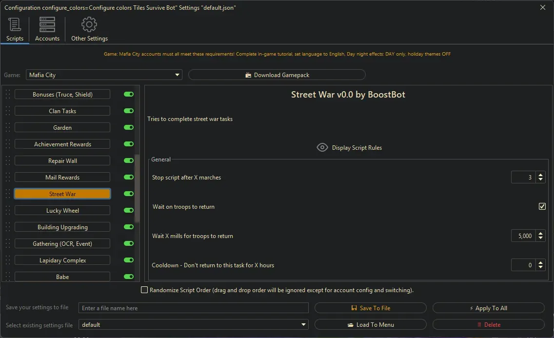 Mafia City Bot - Street War